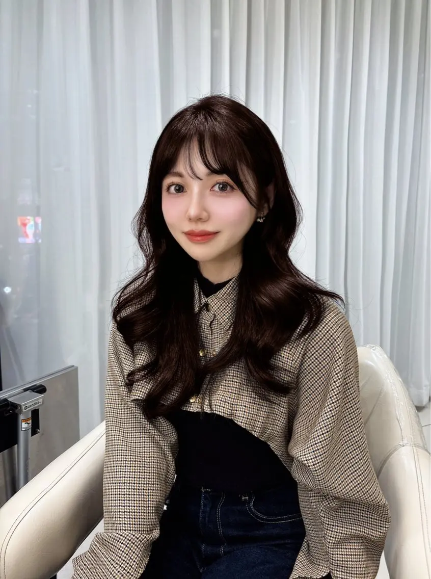 セミロング カット ヘアカラー トリートメント ♡大人カワイイ hair♡徳井はやとのヘアスタイル