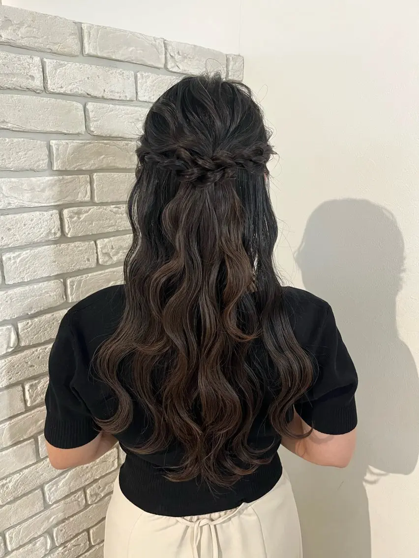 ロング ヘアアレンジ さくら/ ヘアセット モデル募集のヘアスタイル