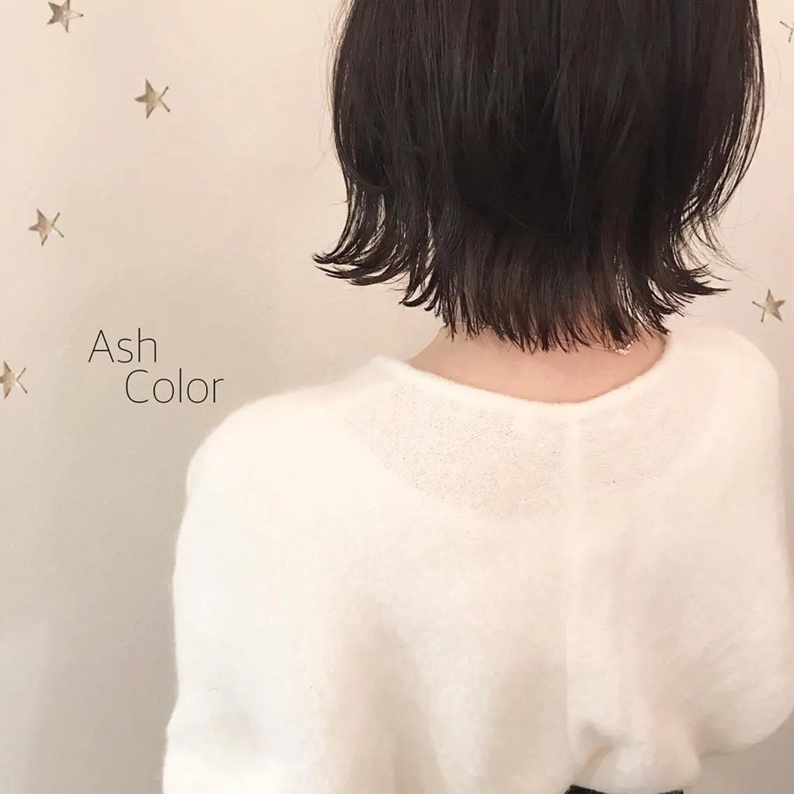 ミディアム カラー 市川 千夏のヘアスタイル
