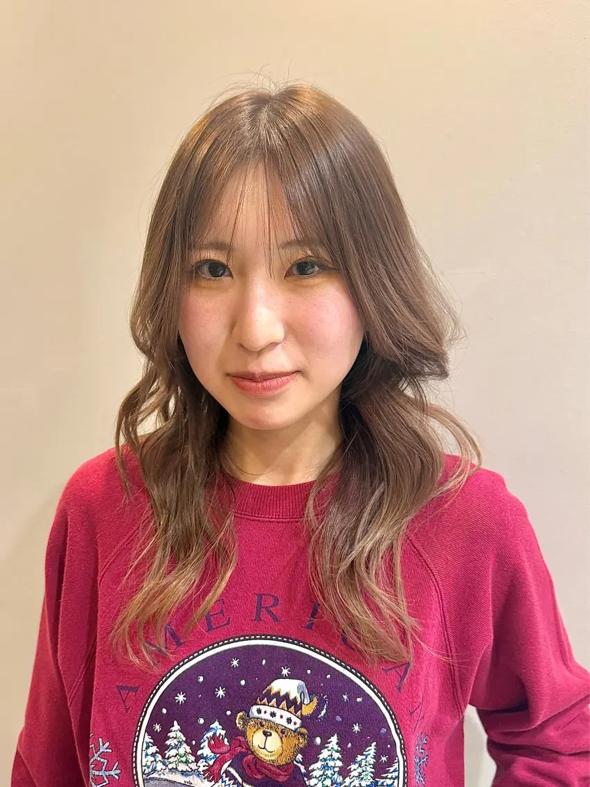 ロング カラー ベージュカラー ブラウンカラー ブラウンベージュ ヘアカラー 似合わせカラー/ 松岡茉和🐼🌈🌟のヘアスタイル