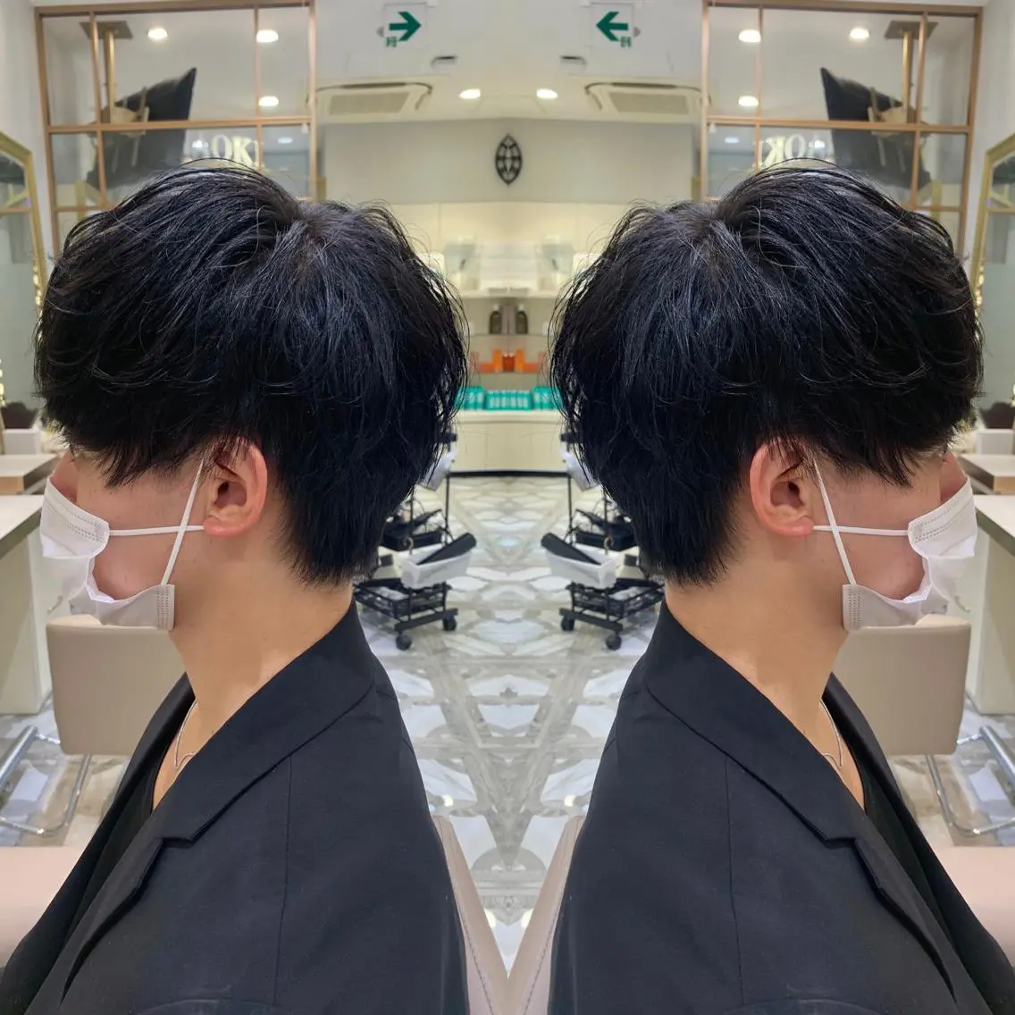 ショート カラー パーマ ヘアアレンジ メンズ キッズ ネイル マツエク・マツパ アイブロウ 《褒められる》 透明感カラー/小嶋のヘアスタイル