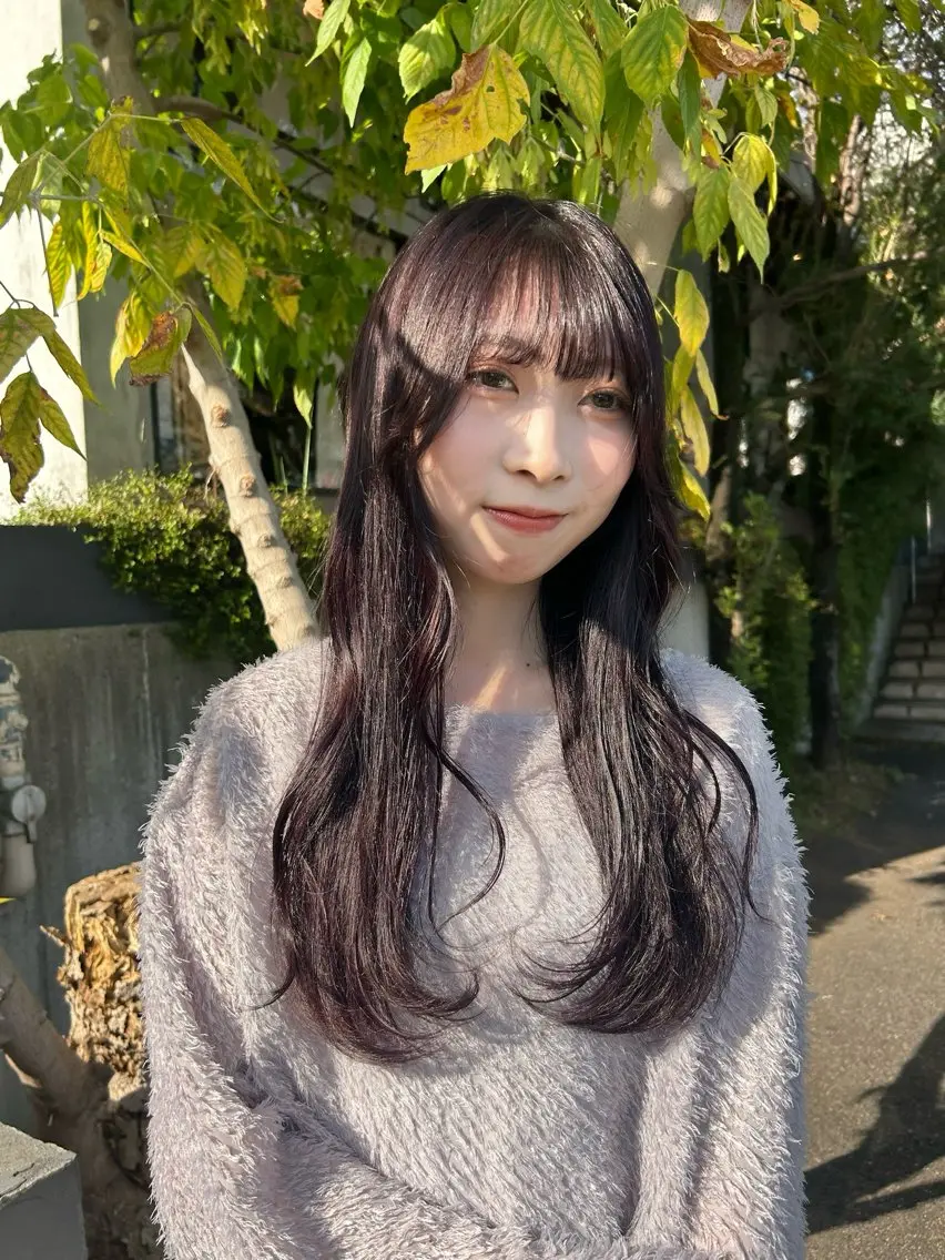 ロング カラー ヘアカラー 透明感カラー/ ベージュ/ソラ🥜のヘアスタイル