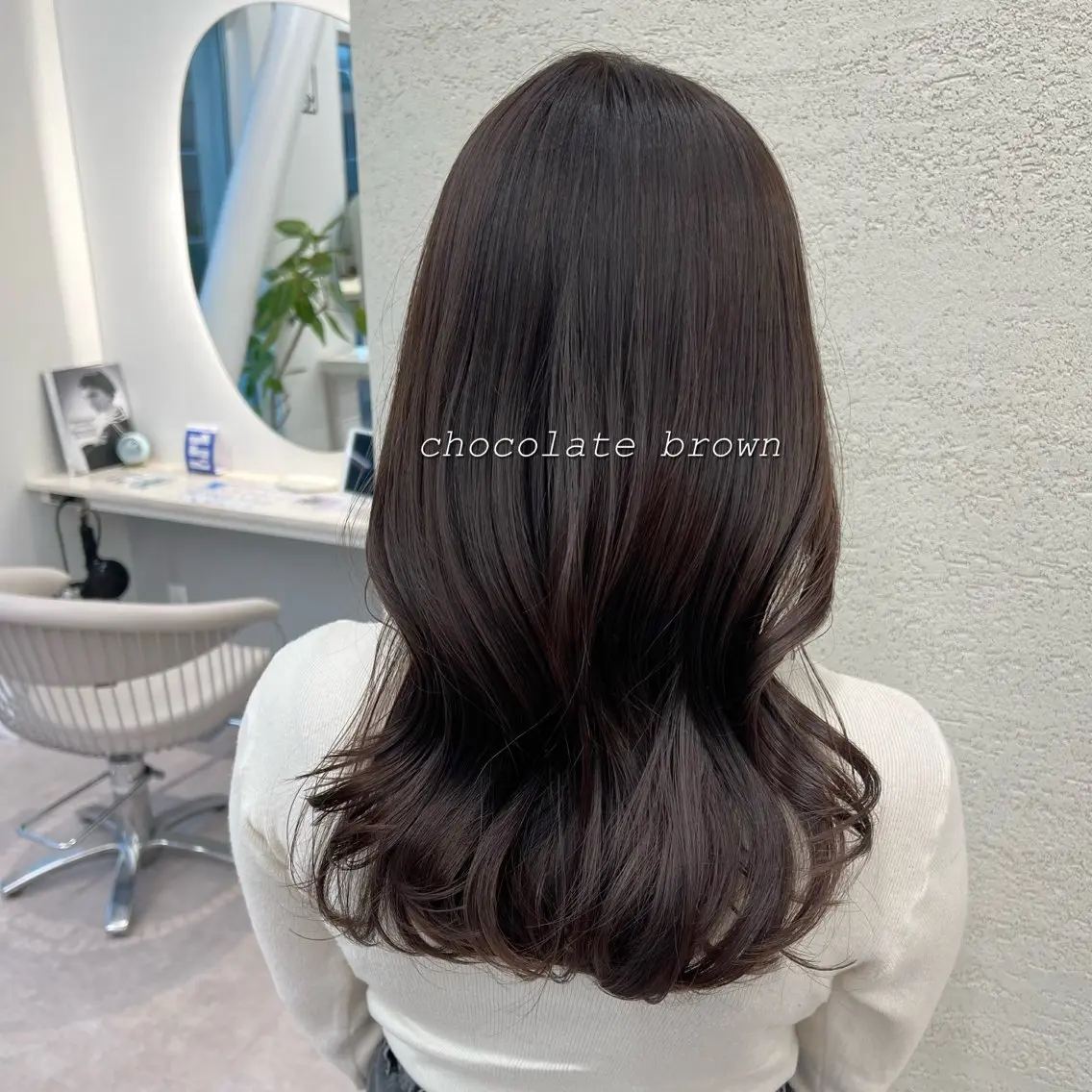 セミロング カラー ブラウンカラー チョコレートブラウン カット ヘアカラー トリートメント 美髪矯正/髪質改善/ 艶髪🤍伊藤梨紗のヘアスタイル