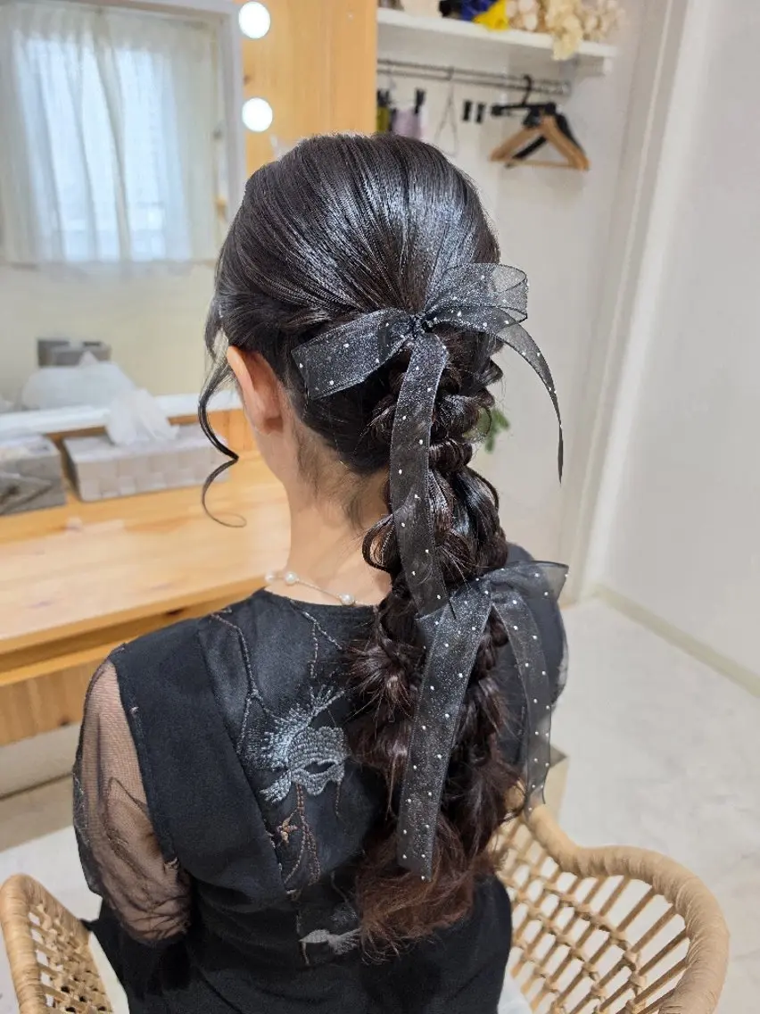 ロング ヘアアレンジ ヘアセット ヘアセットサロン 渥美寿美翔のその他イメージ