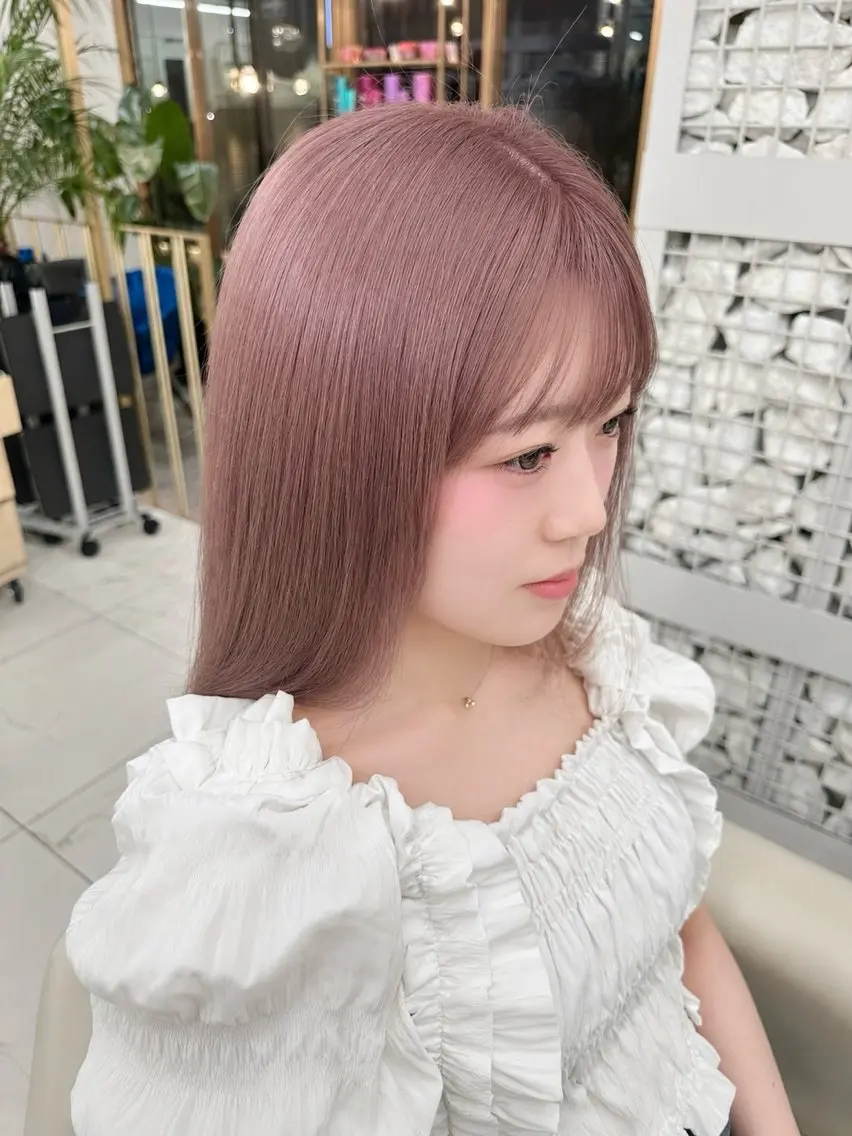 カラー ヘアカラー 魚住 英弥のヘアスタイル