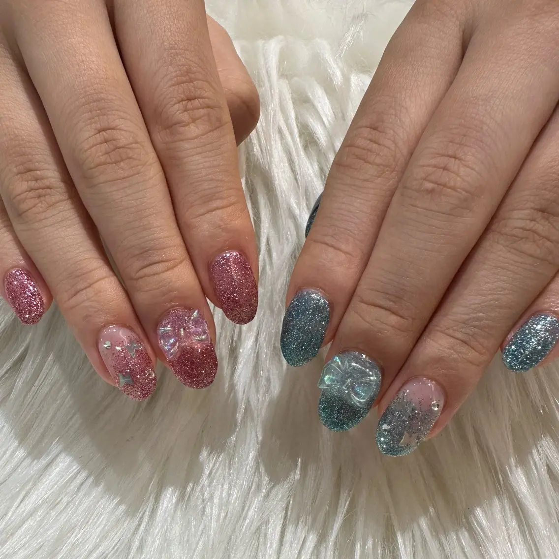 ネイル キラキラネイル ラメ(グリッター) ハンドネイル Umezawa Minoriのネイルデザイン