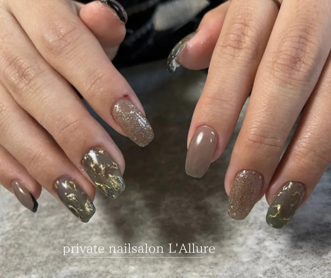 ネイル フットネイル nailsalon -L'Allure-のネイルデザイン