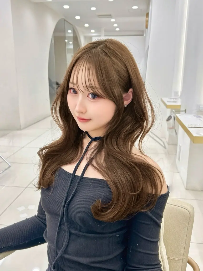 🇰🇷似合わせレイヤーカット+韓国前髪顔まわりカット✂️ U30の写真