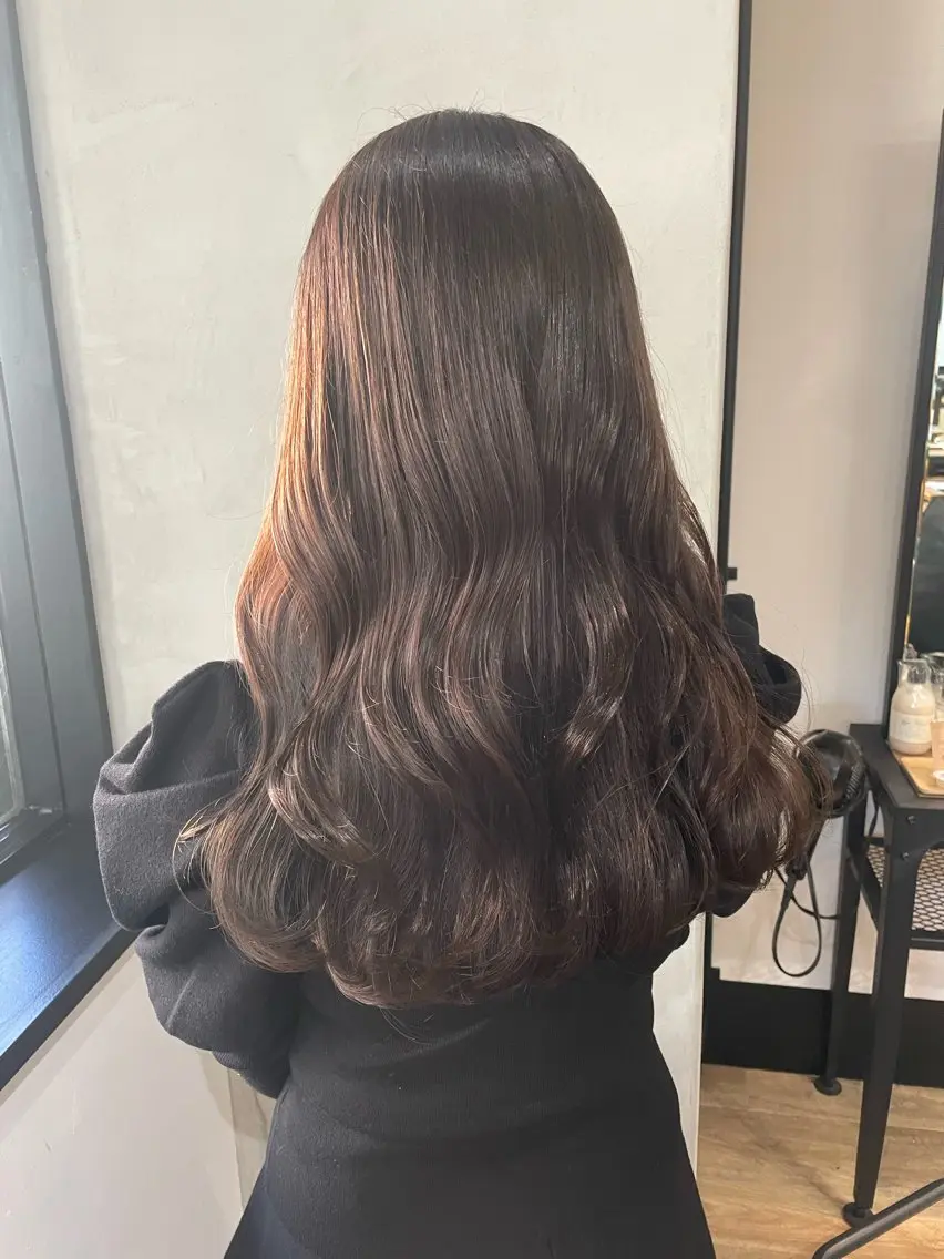 ロング カラー ヘアアレンジ ヘアカラー トリートメント coco♡ 韓国hairのヘアスタイル