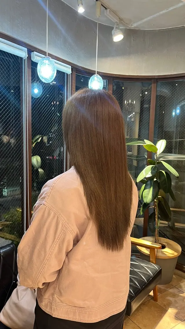 ロング カラー ナチュラル透明感 カラー/なお🍊のヘアスタイル