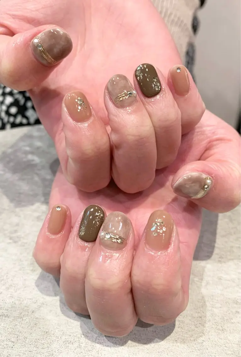 ネイル ハンドネイル ecrin 💎 mayuのネイルデザイン