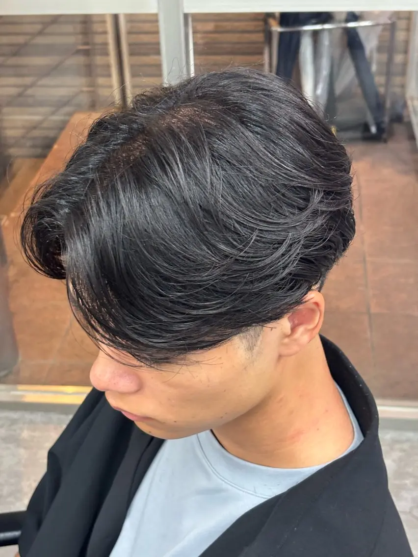 パーマ メンズ カット パーマ メンズ特化✨️ 韓国風パーマ🔥一八のヘアスタイル