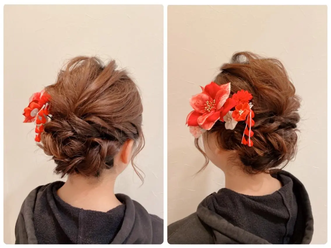 ヘアアレンジ 成人式 ヘアセット Total beau ty  Noaloのエステ・リラクイメージ
