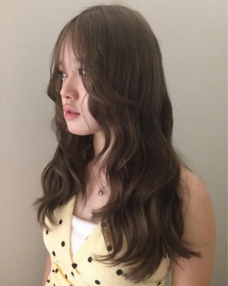 ロング カラー 山田 麻椰のヘアスタイル