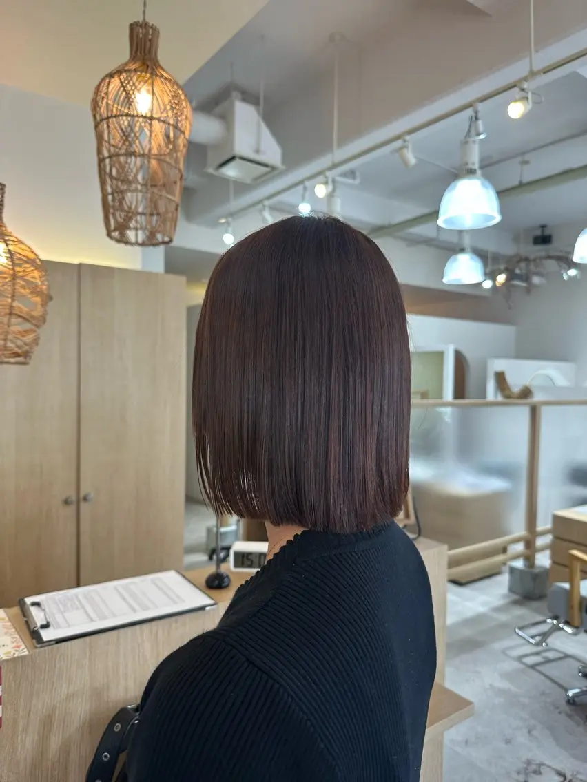 ミディアム カット トリートメント カットモデル募集中 🌟/田中 桜風のヘアスタイル