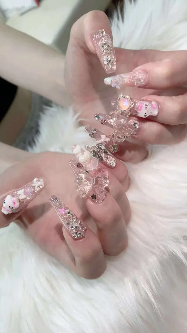 ネイル 韓国ネイル 水色 マグネットネイル ニュアンスネイル オフィスネイル ハンドネイル Hana Rose Nailのネイルデザイン