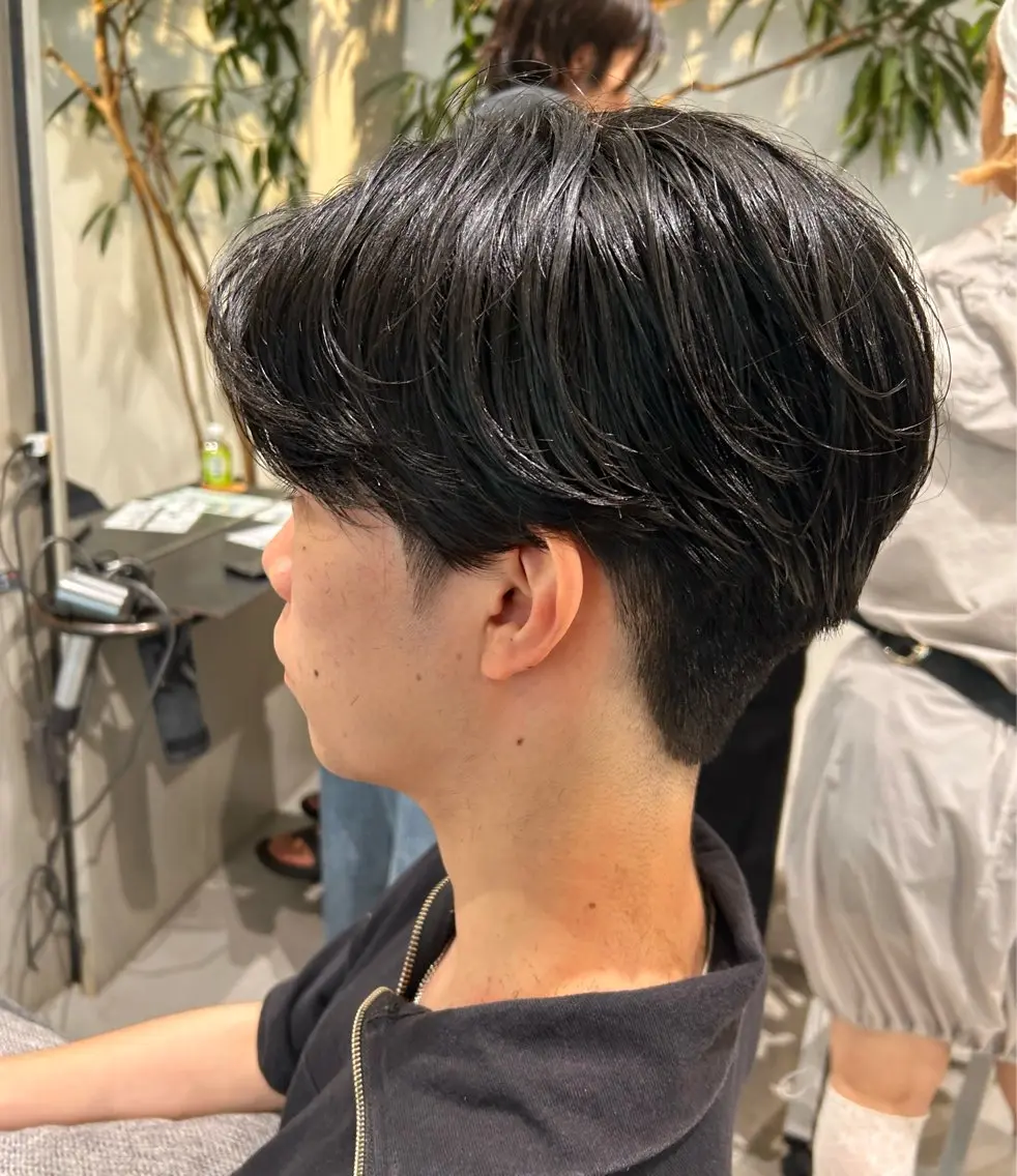 パーマ メンズ カット 縮毛矯正 メンズ清潔感のプロ 💈メンズパーマ藤田のヘアスタイル
