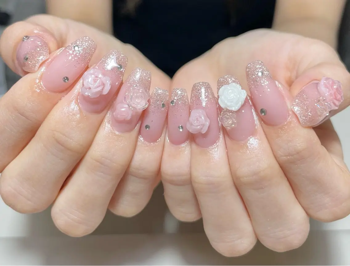 ネイル ハンドネイル ハンドケア 🍑 momo_nailのネイルデザイン