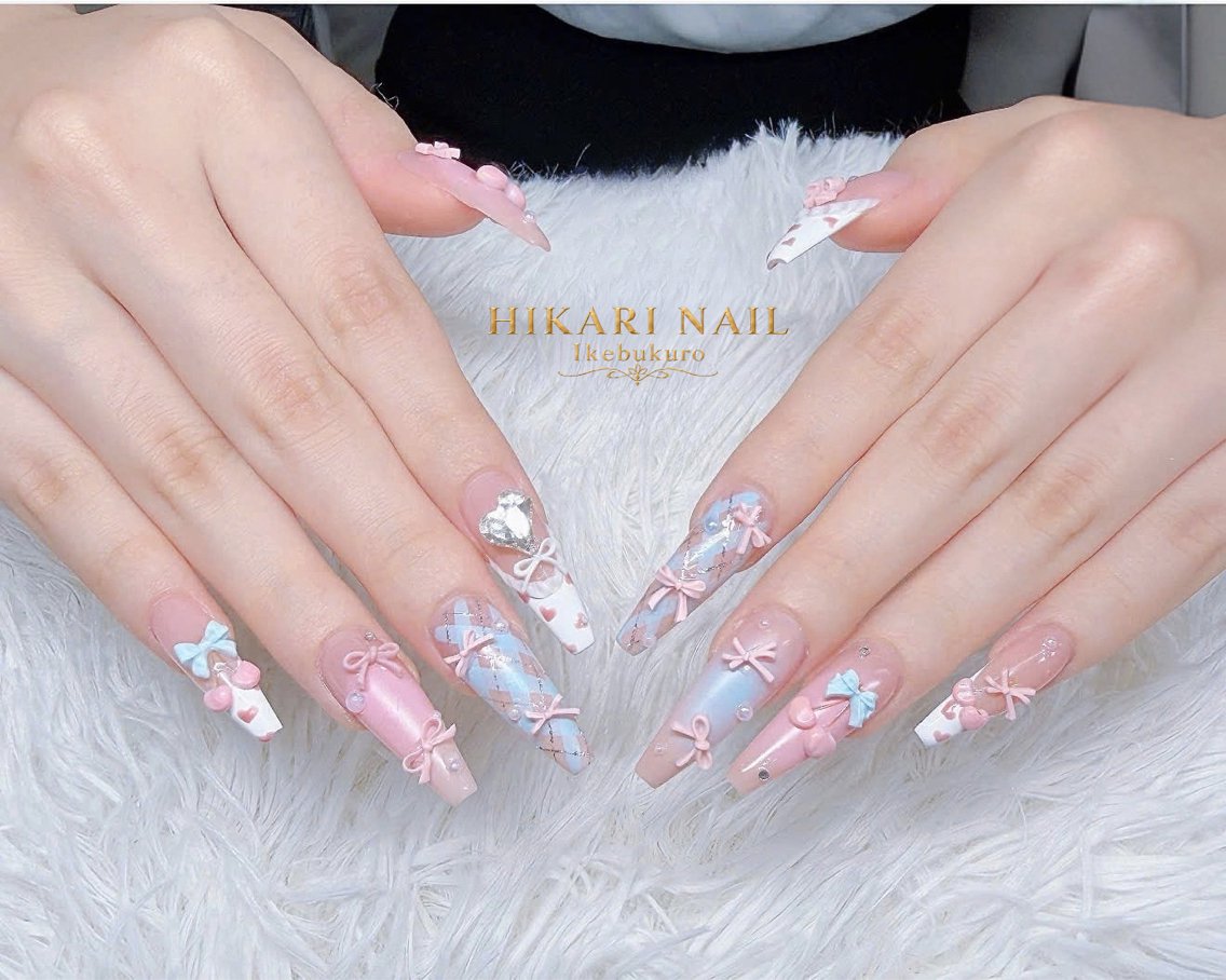 ネイル ハロウィン 持ち込み 冬ネイル クリスマス ハンドネイル HikariNail Ikebukuroのネイルデザイン