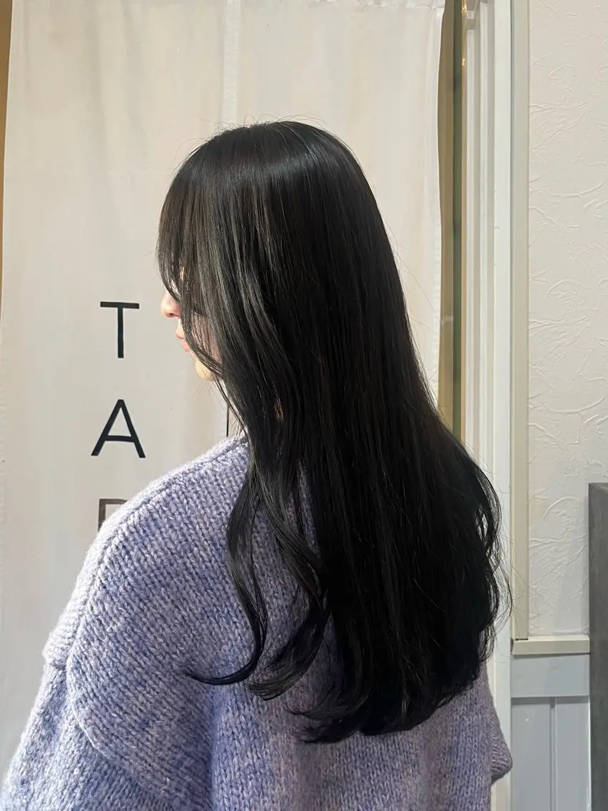 ロング カラー カット ヘアカラー トリートメント 金沢市/美容師/ 岡島由希美のマツエク・マツパデザイン