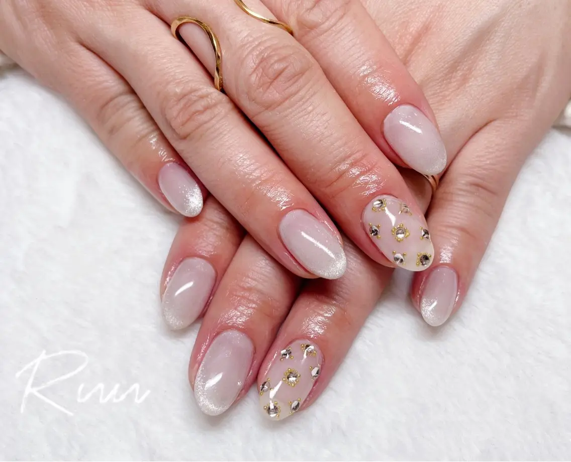 ネイル アートネイル フットネイル フレンチネイル キラキラネイル 韓国ネイル Nail salon Ruuのネイルデザイン