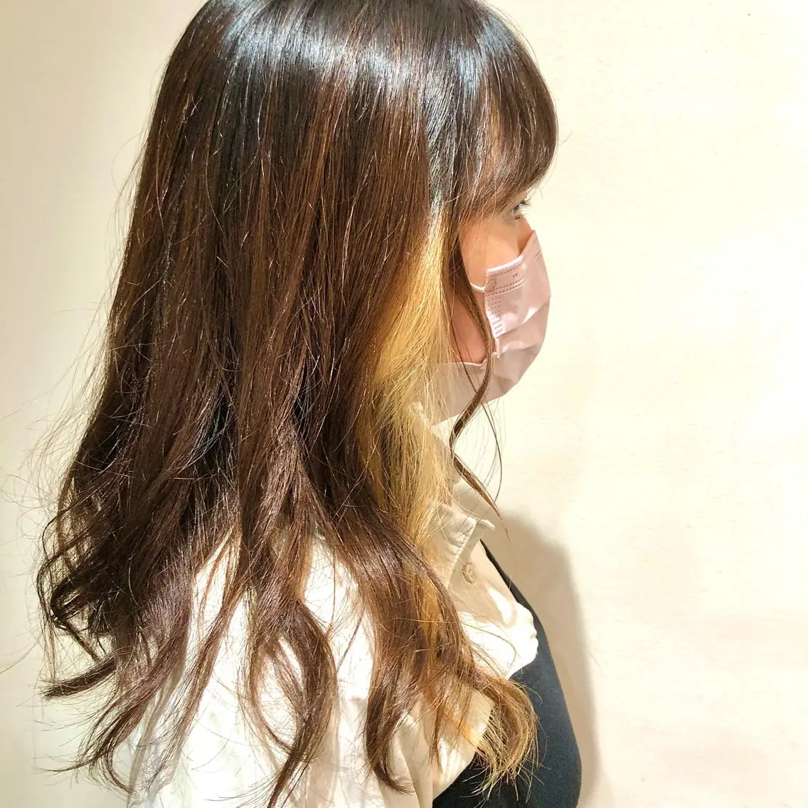 ロング パーマ デジタルパーマ 中村 玲美のヘアスタイル
