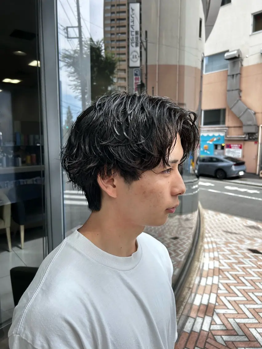 パーマ メンズ カット Men's特化⚡️ モテ髪SYUUのヘアスタイル