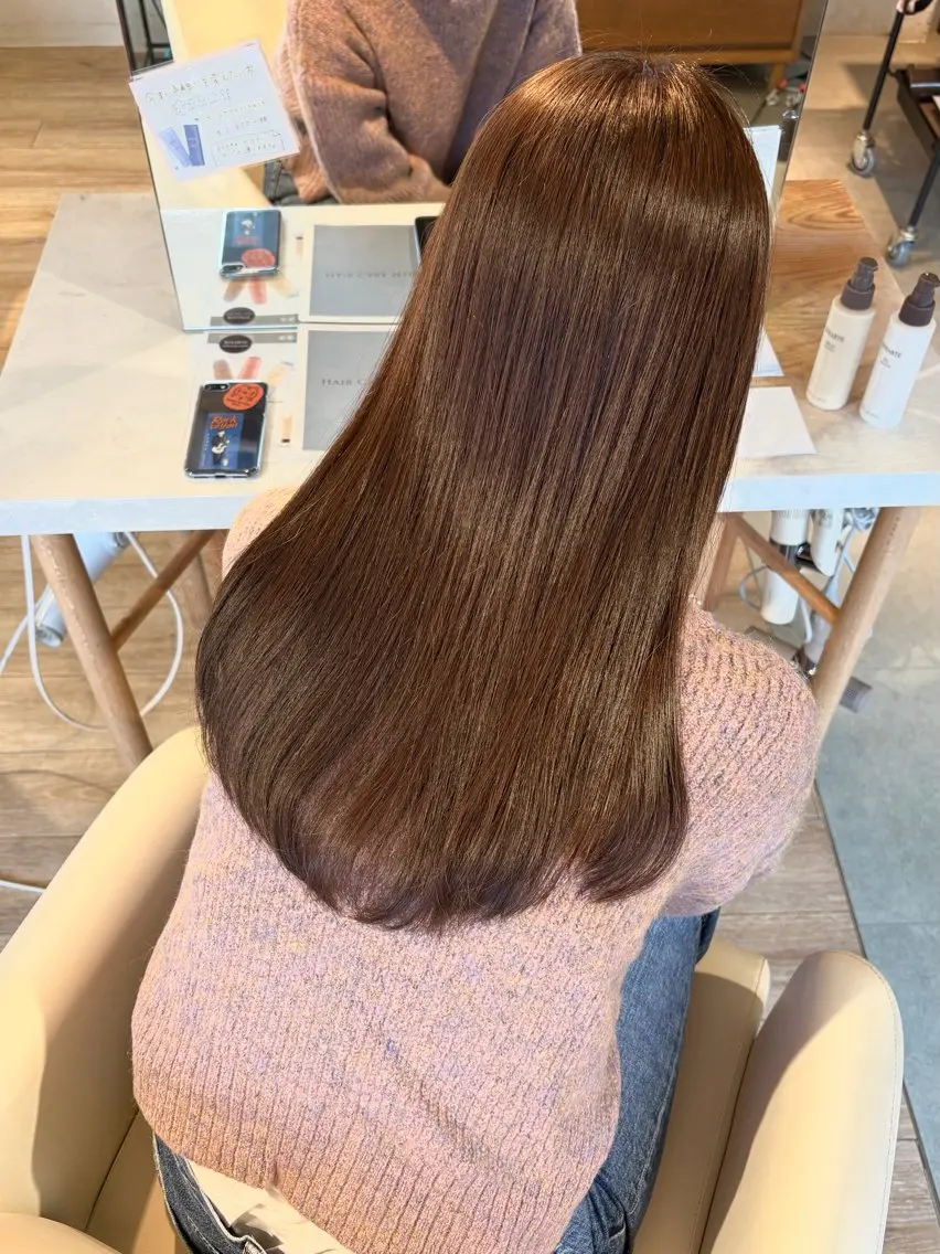 【9.10月限定💕︎︎】人気𝐍𝐨.𝟐👑ダメージレスワンカラー🌻💭トーンアップ、トーンダウンお任せ下さい🌟の写真