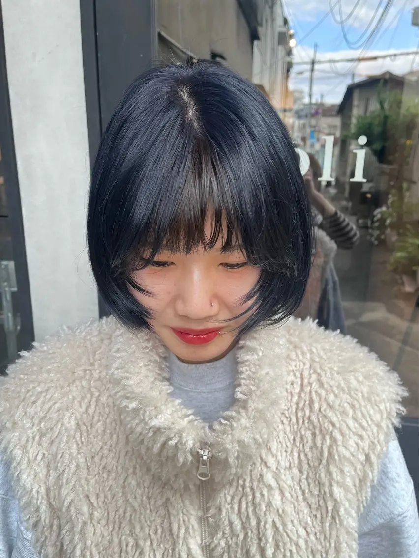 ショート ヘアカラー anri/大阪/ ボブカットのヘアスタイル