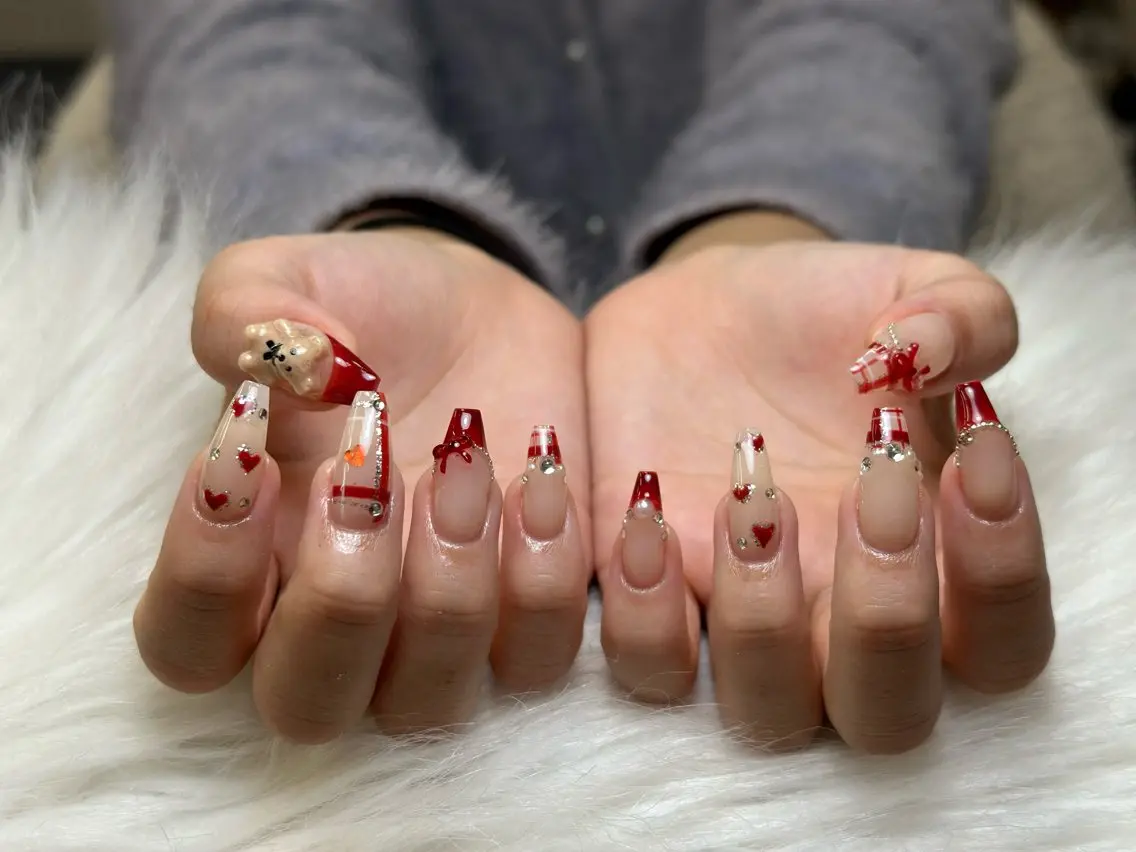 ネイル アートネイル 成人式 ジェルネイル ニュアンスネイル 夏ネイル ハンドネイル Nienail_ Luxeのネイルデザイン