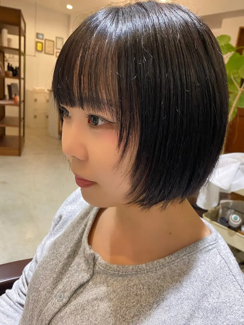 ショート ボブ カット 関谷 のぞみのヘアスタイル