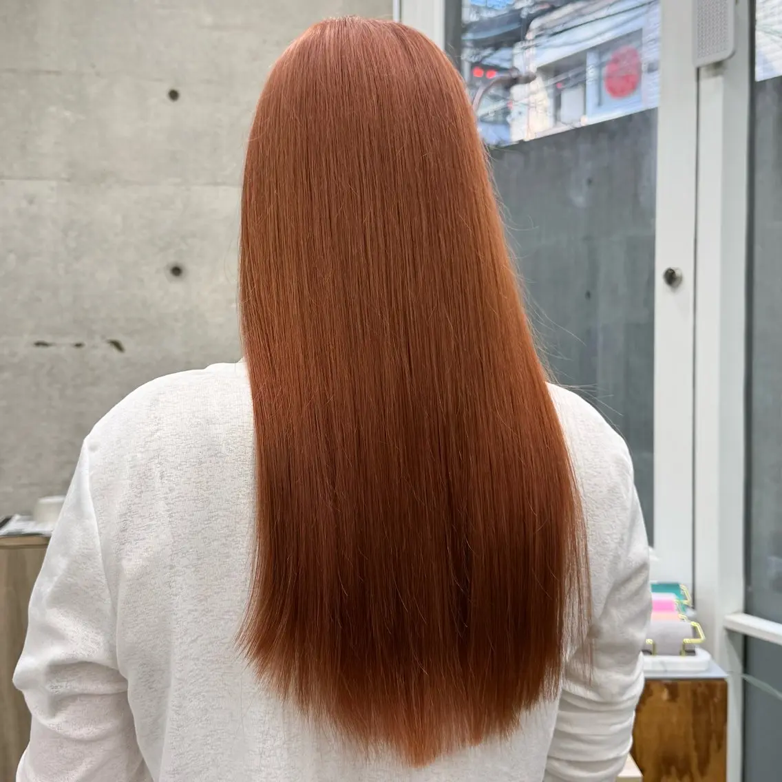 ロング カラー カット ヘアカラー Runa/心斎橋 /ハイトーンのヘアスタイル