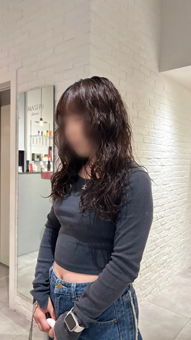 ロング パーマ 天王寺美容室/ アヤカのヘアスタイル