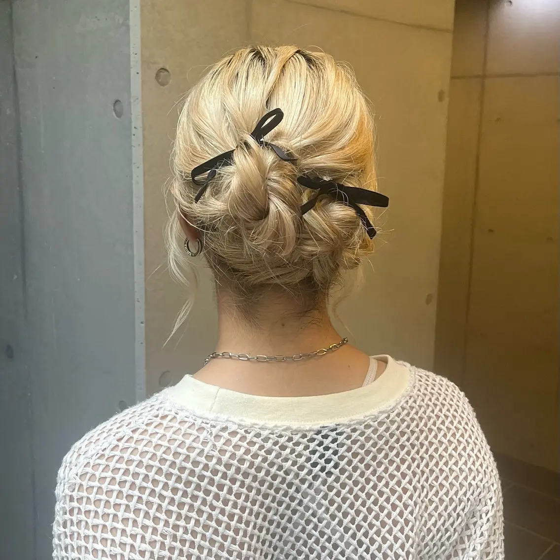 セミロング ヘアアレンジ 〖❁ちひろ| LEONID❁〗のヘアスタイル