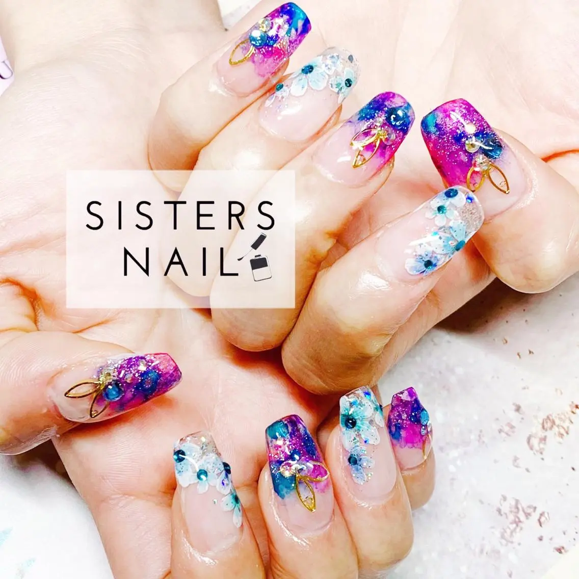 ネイル ハンドネイル ハンドケア sisters nail.fのネイルデザイン
