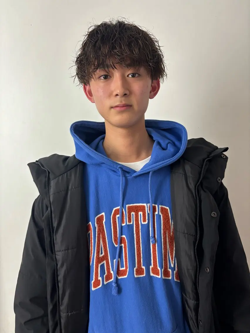 ショート パーマ メンズ カット パーマ men's/perm colorDaijuのヘアスタイル