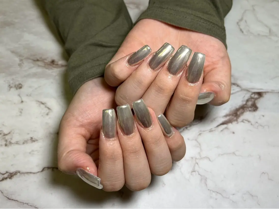 ネイル ミラーネイル 持ち込み NAIL salon ACEのネイルデザイン