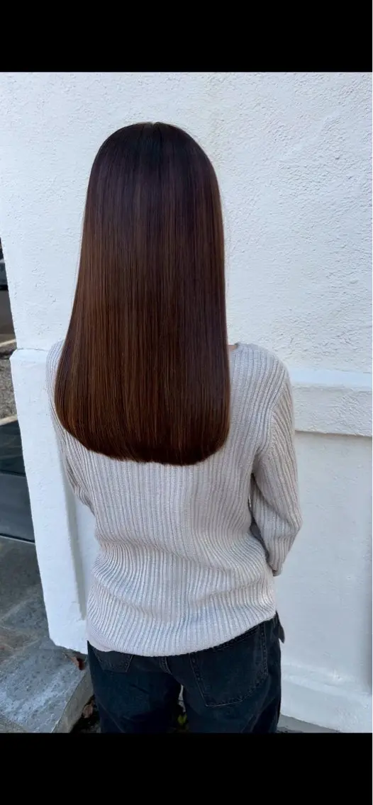 ロング カラー ヘアカラー 山口 二胡のヘアスタイル