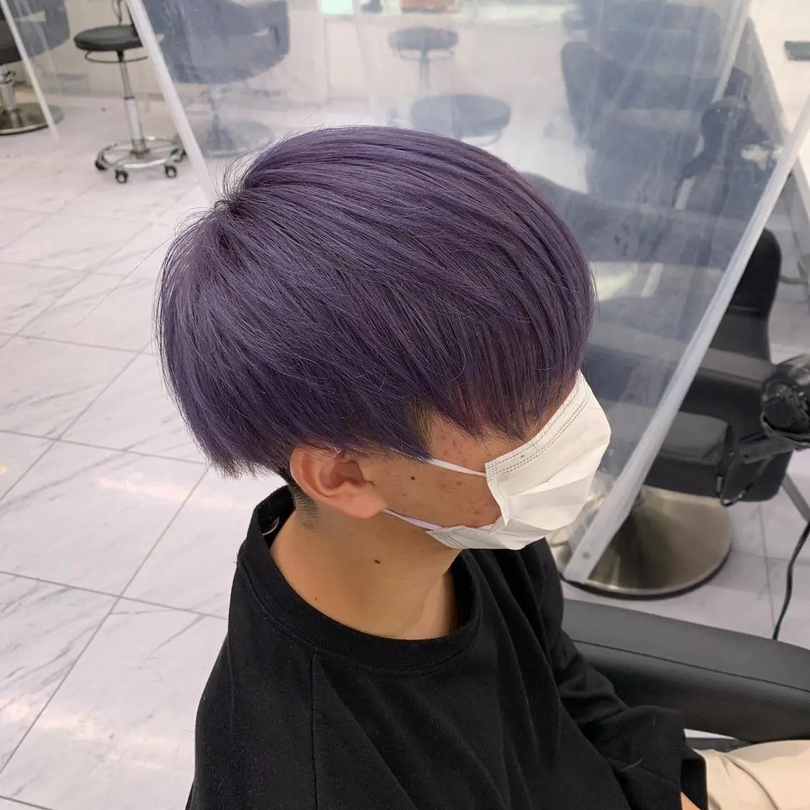 ショート カラー メンズ メンズパーマ特化 TAIGAのヘアスタイル