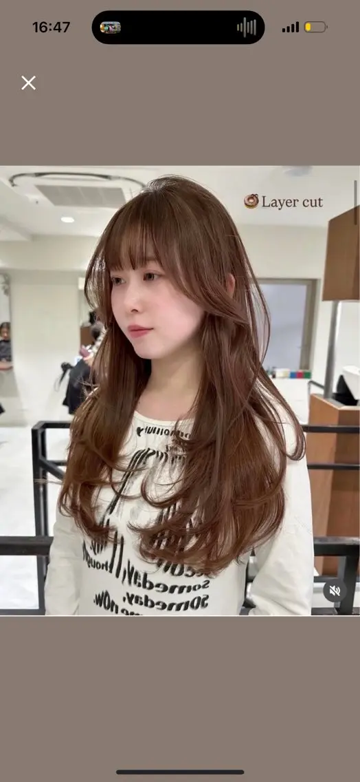 ロング 🎀 レイヤーカット カラー / 錦糸町のヘアスタイル