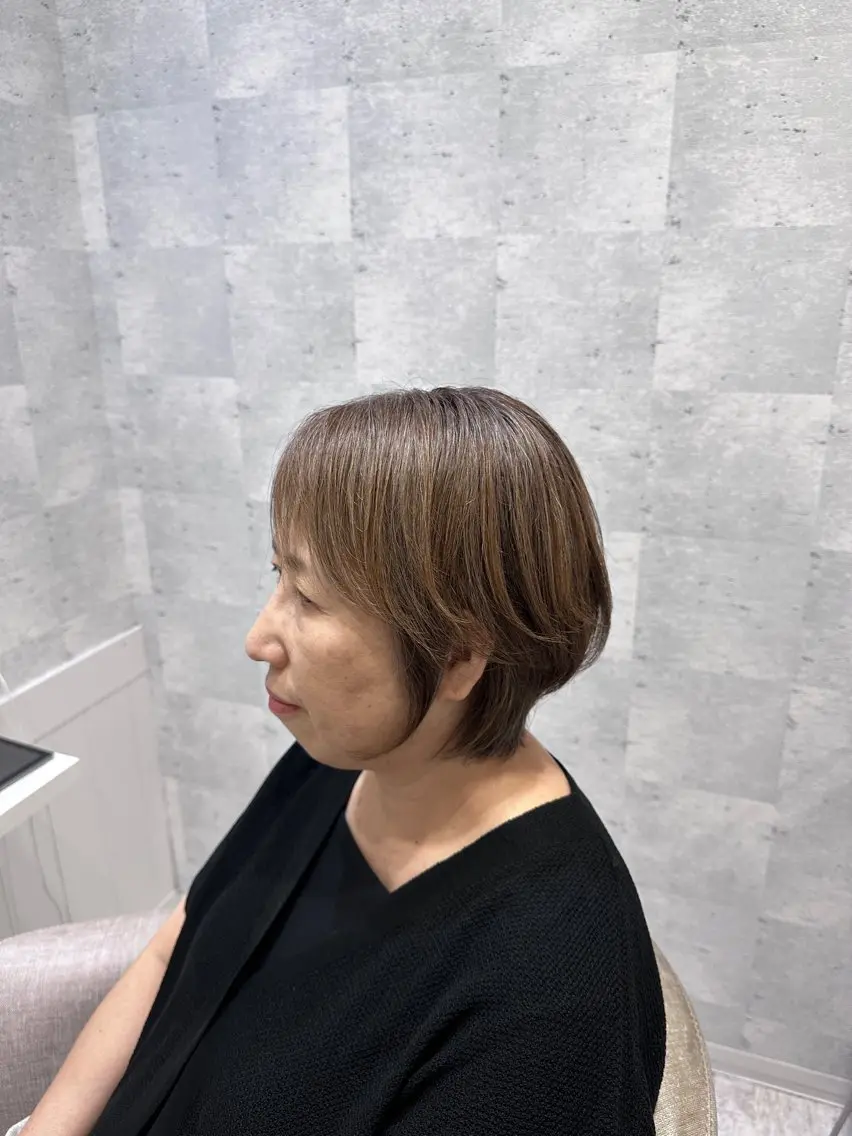 ショート カラー カット ヘアカラー トリートメント 西山 将太のヘアスタイル