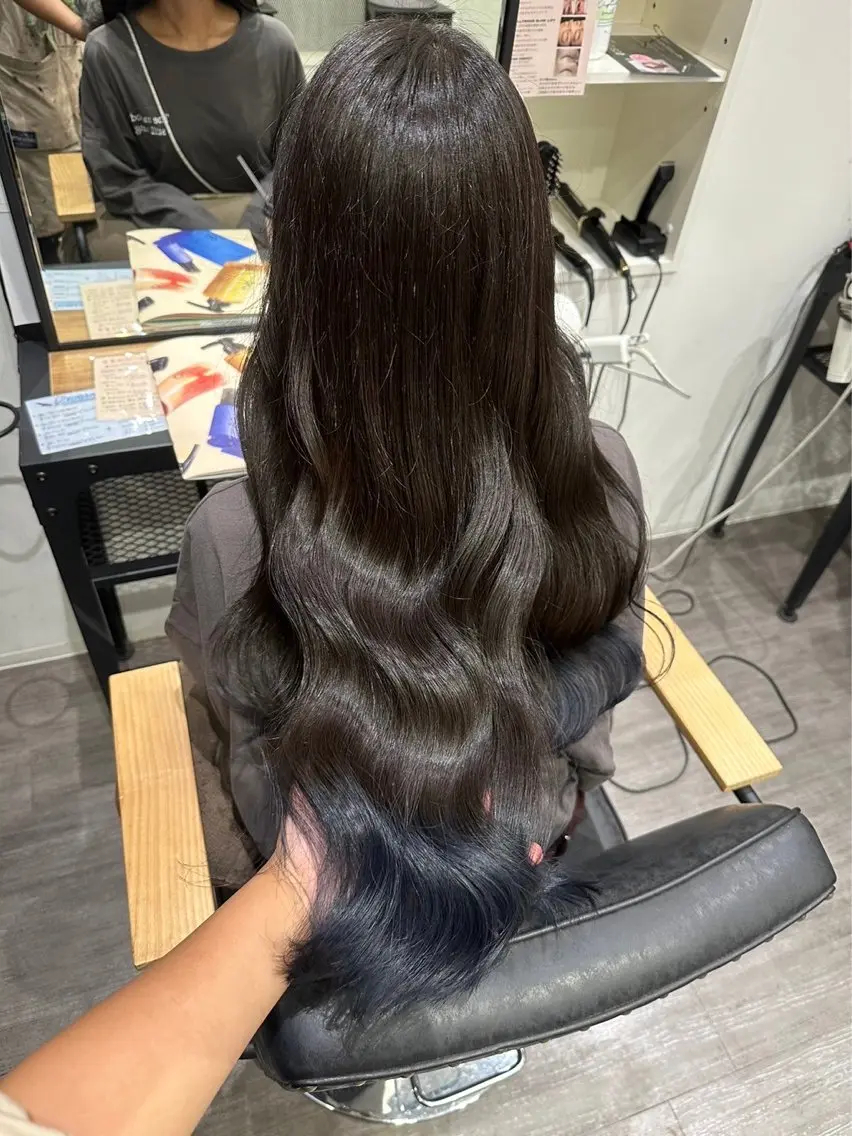 カラー ヘアカラー トリートメント 艶髪🥣透明感カラー 🫧前田奈津実のヘアスタイル