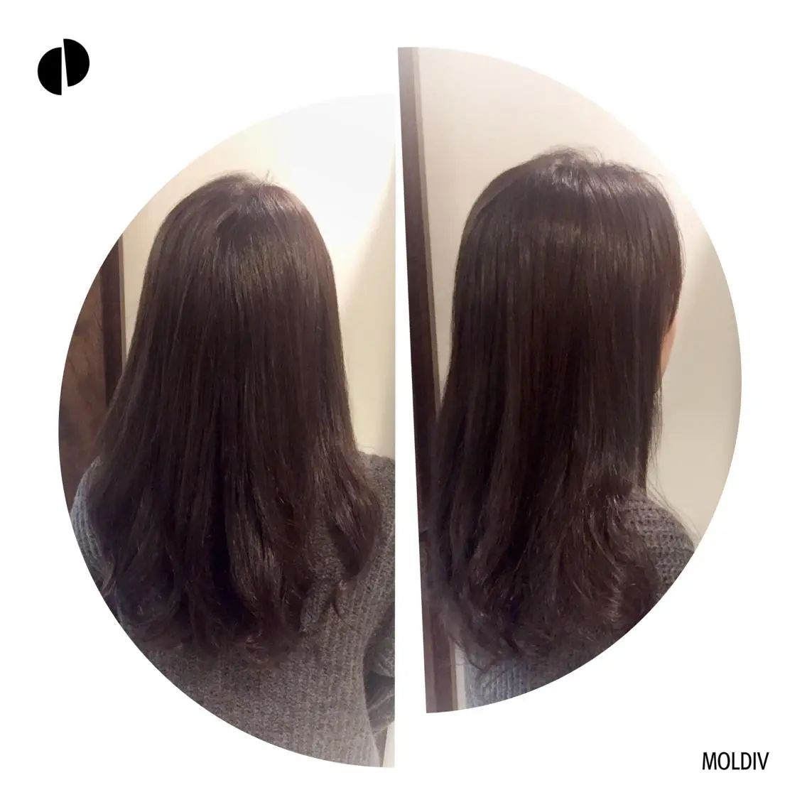 セミロング ロング カラー アッシュ ブラウンカラー ✨縮毛矯正✨髪質改善 ナカシマ ユミのヘアスタイル