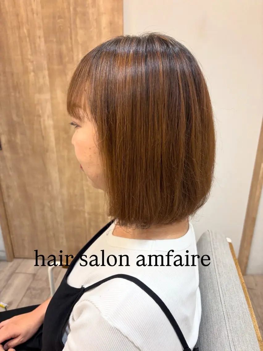 ミディアム shimizu .のヘアスタイル