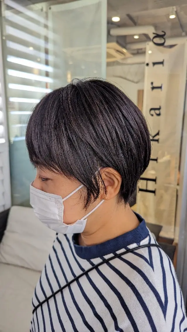 ショート ショートヘア 長張 江里のヘアスタイル