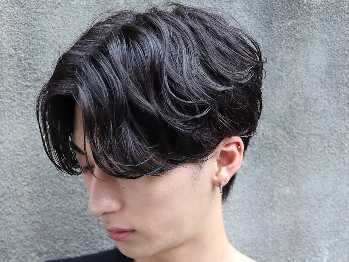 パーマ メンズ カット パーマ トリートメント ヘアセット 亀井隆汰/メンズ専門 パーマ特化美容師のヘアスタイル