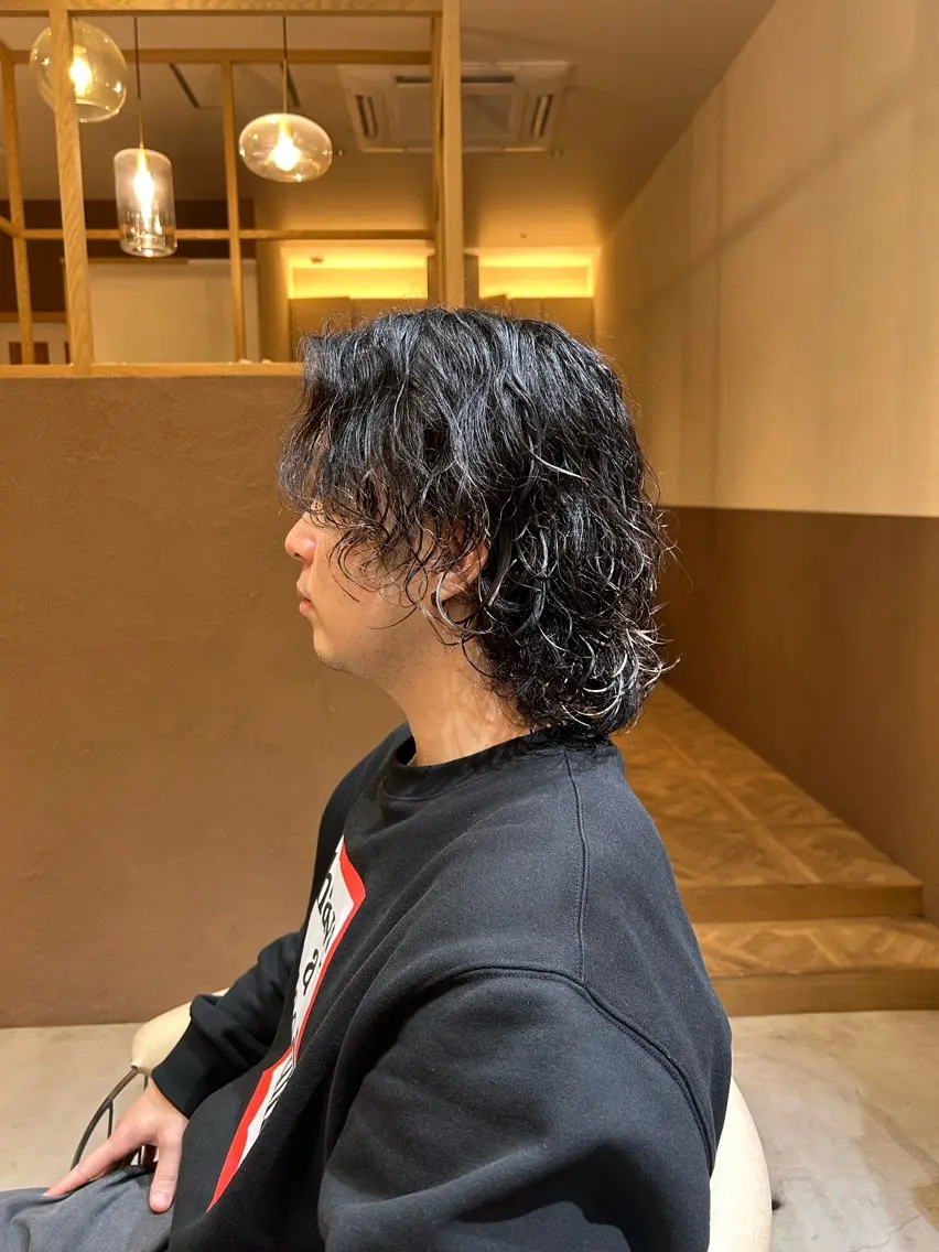 パーマ カット パーマ 平田 悠馬のヘアスタイル
