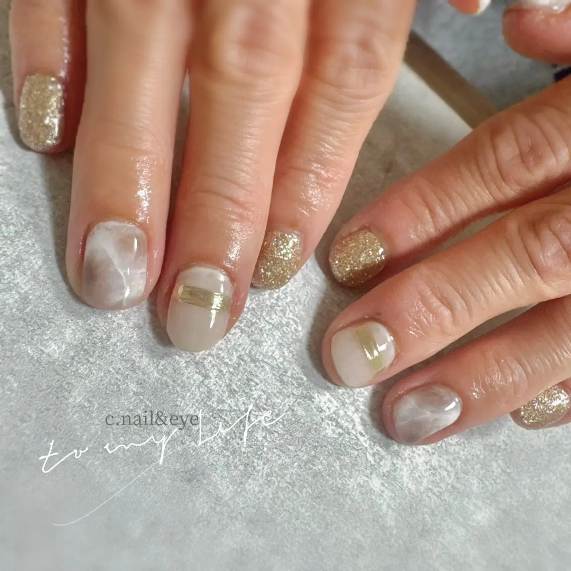 ネイル ハンドネイル C.Nail &Eyeのネイルデザイン