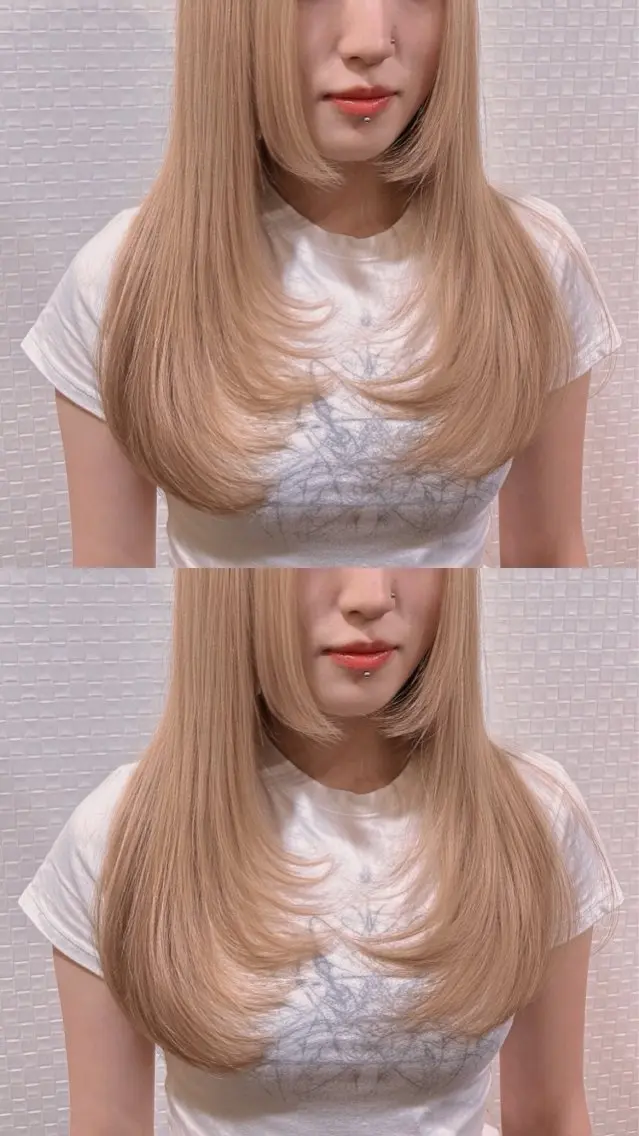 ロング カラー 柔らか垢抜けｶﾗｰと ｶｯﾄ🫧ASUKAのヘアスタイル