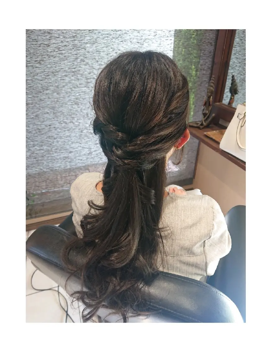 ロング ロング 青山 早智子のヘアスタイル